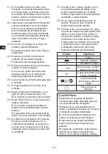 Preview for 73 page of Panasonic EY75A7 Operating Instructions Manual