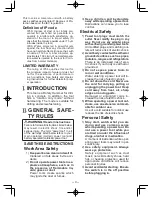 Preview for 4 page of Panasonic EY7840LR2S Operating Instructions Manual