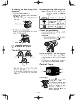 Preview for 9 page of Panasonic EY7840LR2S Operating Instructions Manual