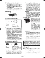 Preview for 23 page of Panasonic EY7880 - 28.8V ROTARY HAMMER Operating Instructions Manual