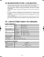 Preview for 43 page of Panasonic EY7880 - 28.8V ROTARY HAMMER Operating Instructions Manual