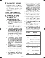 Preview for 110 page of Panasonic EY7880 - 28.8V ROTARY HAMMER Operating Instructions Manual