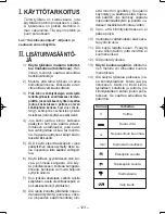 Preview for 123 page of Panasonic EY7880 - 28.8V ROTARY HAMMER Operating Instructions Manual