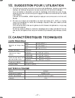 Preview for 27 page of Panasonic EY7880LN2S Operating Instructions Manual