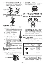 Preview for 79 page of Panasonic EY78A1LJ2G Operating Instructions Manual