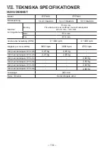 Preview for 114 page of Panasonic EY78A1LJ2G Operating Instructions Manual