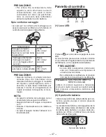 Preview for 47 page of Panasonic EYFLA1A - DRILL - MULTI LANGUAGE Operating Instructions Manual