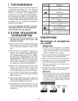 Preview for 57 page of Panasonic EYFLA1A - DRILL - MULTI LANGUAGE Operating Instructions Manual