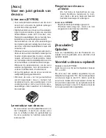 Preview for 66 page of Panasonic EYFLA1A - DRILL - MULTI LANGUAGE Operating Instructions Manual