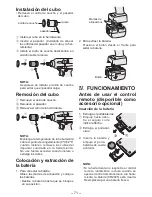 Preview for 71 page of Panasonic EYFLA1A - DRILL - MULTI LANGUAGE Operating Instructions Manual