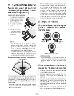 Preview for 78 page of Panasonic EYFLA4A Operating Instructions Manual