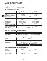 Preview for 122 page of Panasonic EYFNA1C Operating Instructions Manual