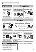 Preview for 5 page of Panasonic F-P04DXZ Operating Instruction