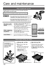 Preview for 12 page of Panasonic F-P04DXZ Operating Instruction