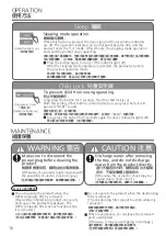 Preview for 16 page of Panasonic F-VXM35H Operating Instructions Manual