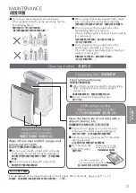 Preview for 17 page of Panasonic F-VXM35H Operating Instructions Manual