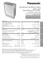 Preview for 1 page of Panasonic F-VXM35M Operating Instructions Manual