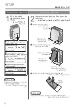 Preview for 12 page of Panasonic F-VXM35M Operating Instructions Manual