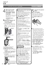 Preview for 10 page of Panasonic F-VXR50A Operating Instructions Manual