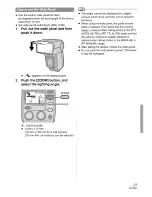 Preview for 27 page of Panasonic FL500 - DMW - Hot-shoe clip-on Flash User Manual