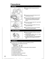 Preview for 6 page of Panasonic FP-7713 Operating Manual