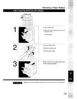 Preview for 73 page of Panasonic FP-D250 Operating Manual