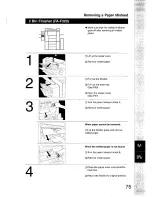 Preview for 75 page of Panasonic FP-D250 Operating Manual