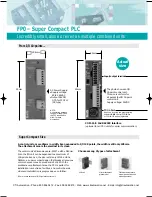 Preview for 2 page of Panasonic FP0 Series Specifications