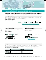 Preview for 6 page of Panasonic FP0 Series Specifications