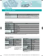 Preview for 18 page of Panasonic FP0 Series Specifications