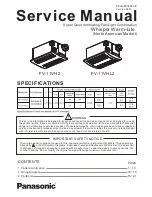 Panasonic FV-11VH2 Service Manual preview