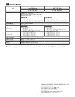 Preview for 8 page of Panasonic FX-100-Z Series Instruction Manual