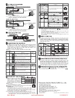 Preview for 2 page of Panasonic FX-311 Series Instruction Manual