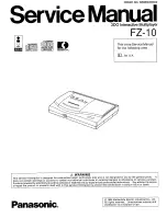 Panasonic FZ-10 Service Manual preview