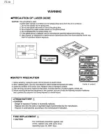 Preview for 2 page of Panasonic FZ-10 Service Manual