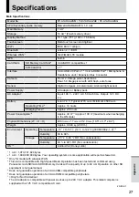 Preview for 27 page of Panasonic FZ-A1ADAAZAE Operating Instructions Manual