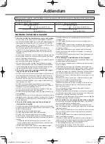 Preview for 2 page of Panasonic FZ-G1 Series Supplementary Instructions Manual