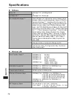 Preview for 72 page of Panasonic FZ-R1 series Operating Instructions Manual