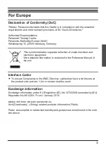 Preview for 3 page of Panasonic FZ-VEH1T1AA Operating Instructions Manual