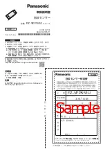 Preview for 7 page of Panasonic FZ-VFP551 Series Operating Instructions Manual