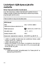 Preview for 72 page of Panasonic FZ-X1AFAB Supplementary Instructions Manual