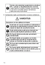 Preview for 74 page of Panasonic FZ-X1AFAB Supplementary Instructions Manual