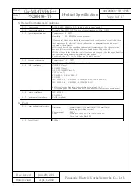 Preview for 2 page of Panasonic GA-ML4TWPoE++ Product Specification