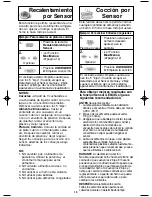 Preview for 17 page of Panasonic Genius NN-SN667B Instrucciones De Operación