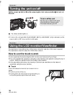 Preview for 18 page of Panasonic HC-MDH2 Basic Operating Instructions Manual