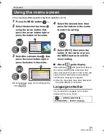 Preview for 21 page of Panasonic HC-MDH2 Basic Operating Instructions Manual