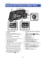 Preview for 6 page of Panasonic HC-MDH2 Operating Instructions Manual