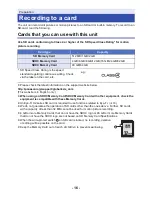 Preview for 16 page of Panasonic HC-MDH2 Operating Instructions Manual