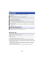 Preview for 122 page of Panasonic HC-V180 Owner'S Manual