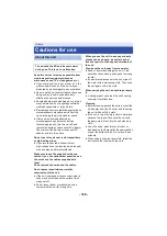 Preview for 128 page of Panasonic HC-V180 Owner'S Manual